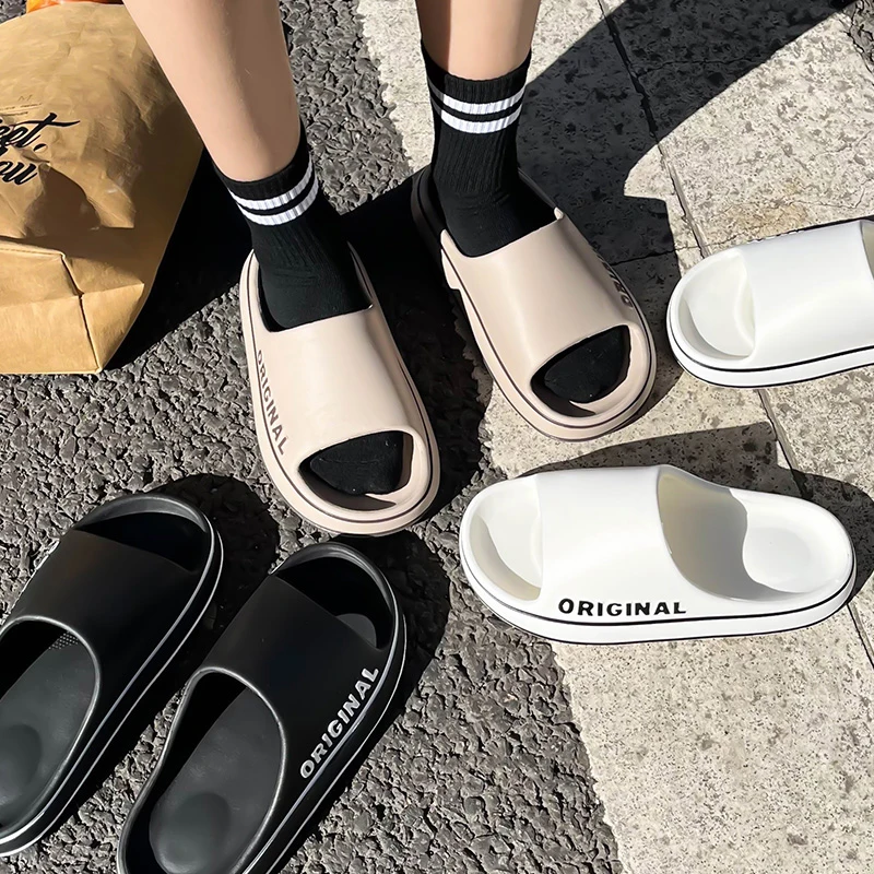 Water Shoes - Sandal Pasangan Musim Panas Warna Solid