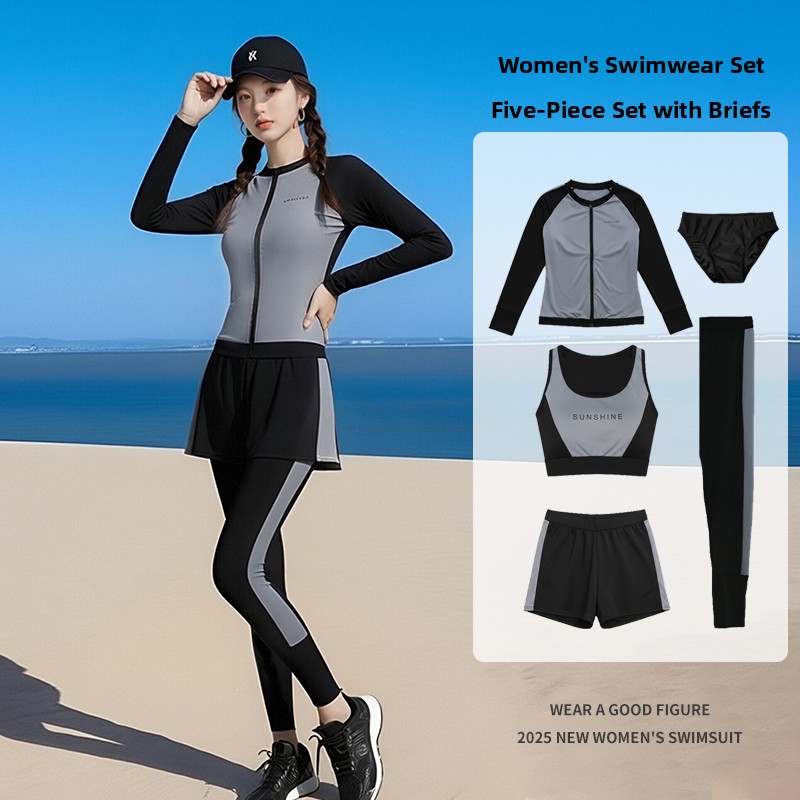 Snorkel Set - Setelan Renang Wanita Lengan Panjang Musim