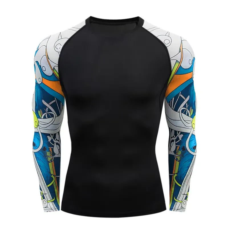 Baju Rashguard MMA Lengan Panj - Rash Guard ulasan dan harga