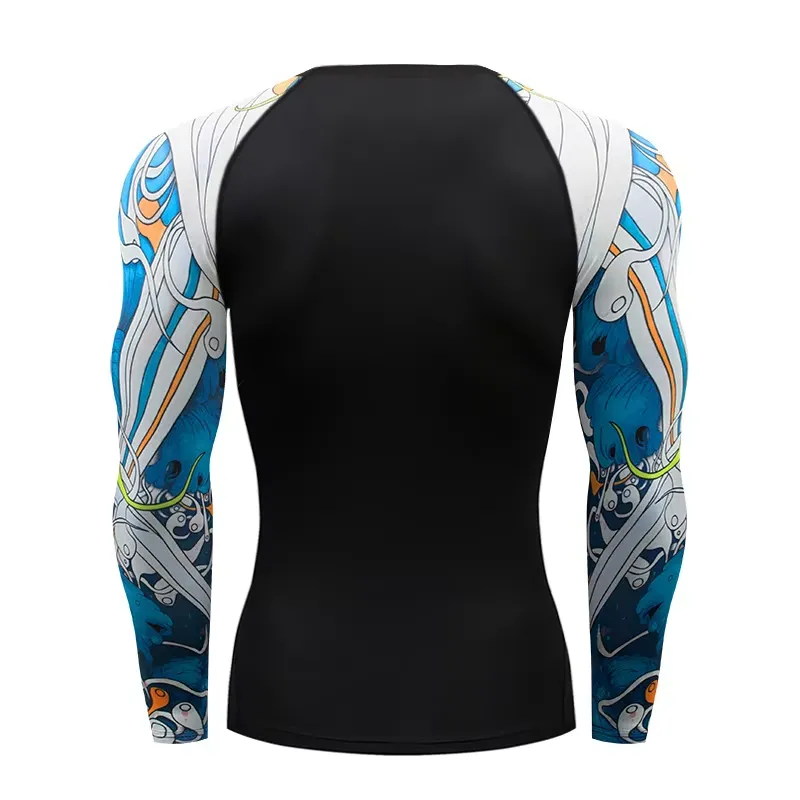 Baju Rashguard MMA Lengan Panj - Rash Guard ulasan dan harga